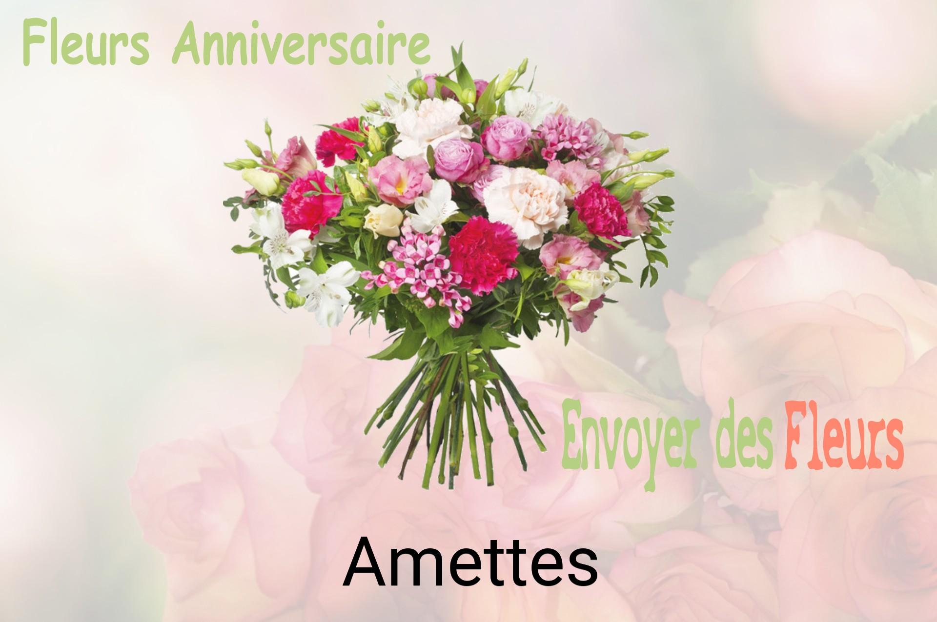 Bouquet de fleurs d’anniversaire livré à Amettes